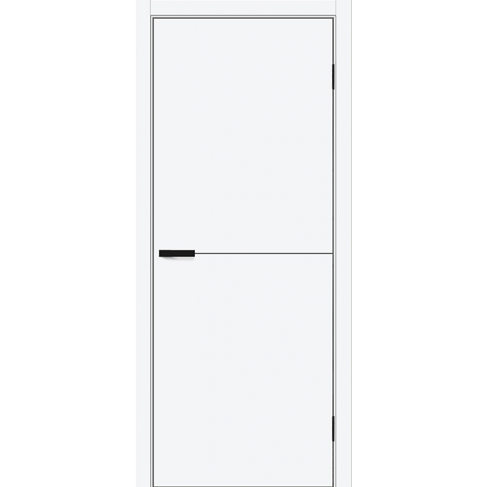 Межкомнатная дверь Браво-0.21 П White Silk