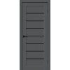 Межкомнатная дверь Браво-22 Black Shine Stormy Silk