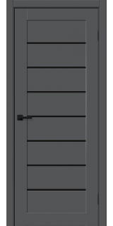 Межкомнатная дверь Браво-22 Black Shine Stormy Silk