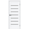 Межкомнатная дверь Браво-22 Black Shine White Silk