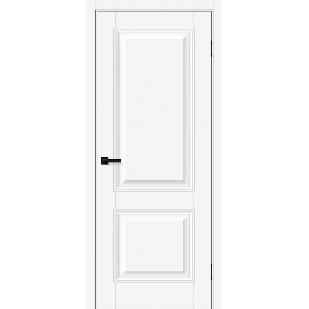 Межкомнатная дверь Классик-12 White Silk