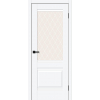 Межкомнатная дверь Прима-3 White Silk