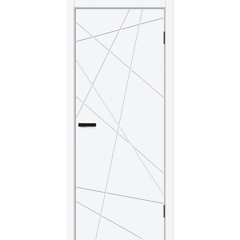 Межкомнатная дверь Граффити-5.Д White Pro