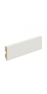 Межкомнатная дверь Плинтус Тип-0 White Matt