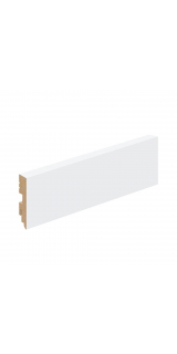 Межкомнатная дверь Плинтус Тип-0 White Silk